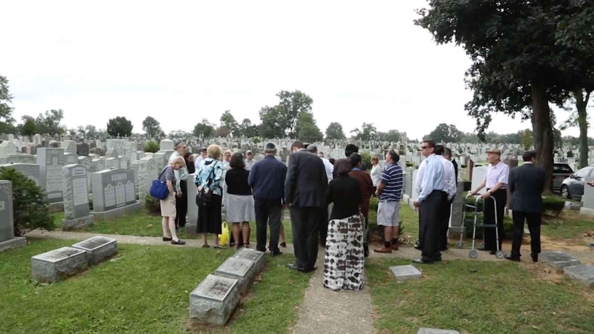 cemetary wide shot